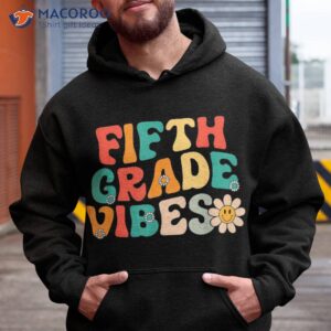 Fifth Grade Vibes 5th Team Retro 1st Day Of School Shirt