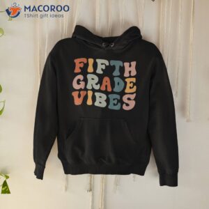 Fifth Grade Vibes Back To School Retro 5th Teacher Shirt