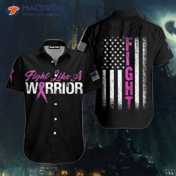 Fight Like A Warrior In Black Hawaiian Shirts