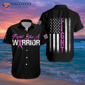 Fight Like A Warrior In Black Hawaiian Shirts
