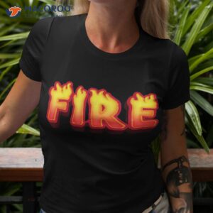 Fire Couple Ice Matching Party Costume Family Halloween Shirt