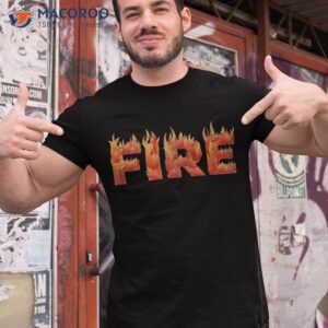 Fire Halloween Costume And Ice Matching Couples Shirt