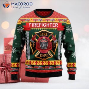 Firefighter Christmas Ugly Sweater