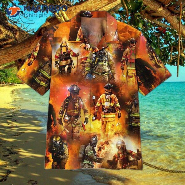 Firefighter Colorful Hawaiian Shirts