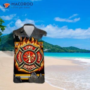 firefighter hawaiian shirts 0