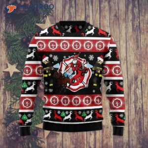 Firefighter Ugly Christmas Sweater