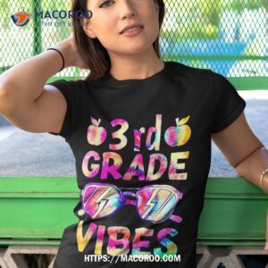 first day of 3rd grade vibes back to school student tie dye shirt tshirt 1