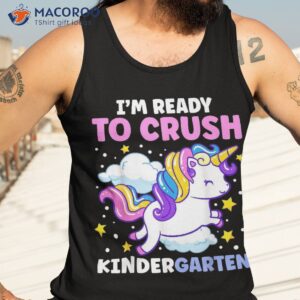 first day of kindergarten unicorn girls back to school shirt tank top 3