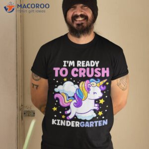 first day of kindergarten unicorn girls back to school shirt tshirt 2