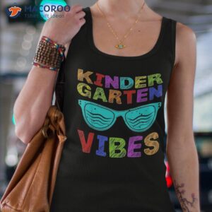 first day of kindergarten vibes teacher kids back to school shirt tank top 4