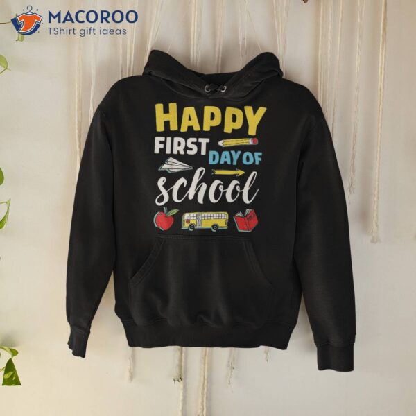 First Day Of School Teacher Child Back To Shirt