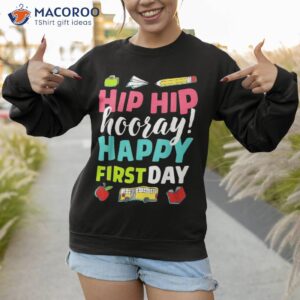 first day of school teacher child back to shirt sweatshirt