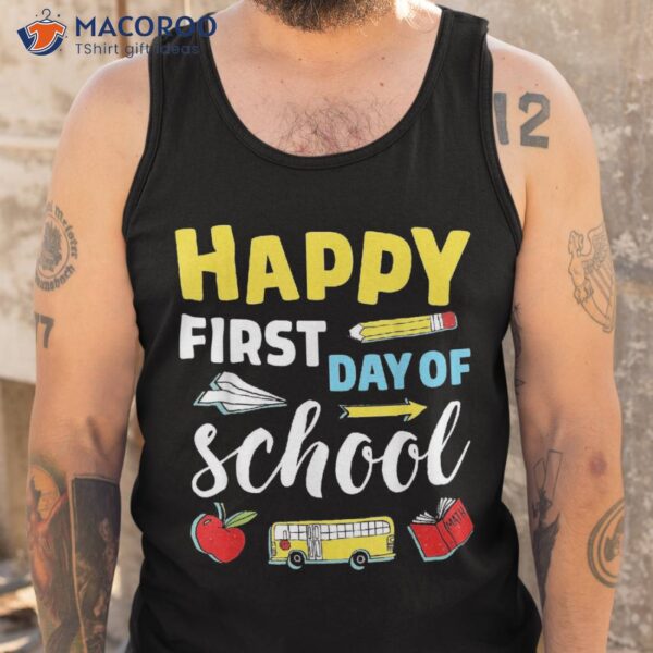 First Day Of School Teacher Child Back To Shirt