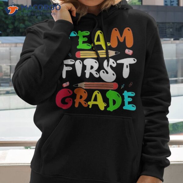 First Day Of School Team Grade 1st Kids Shirt