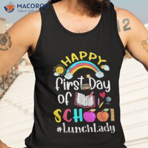 first day of school team lunch lady squad back to shirt tank top 3