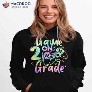 first day of second grade game on back to school kids shirt hoodie 1