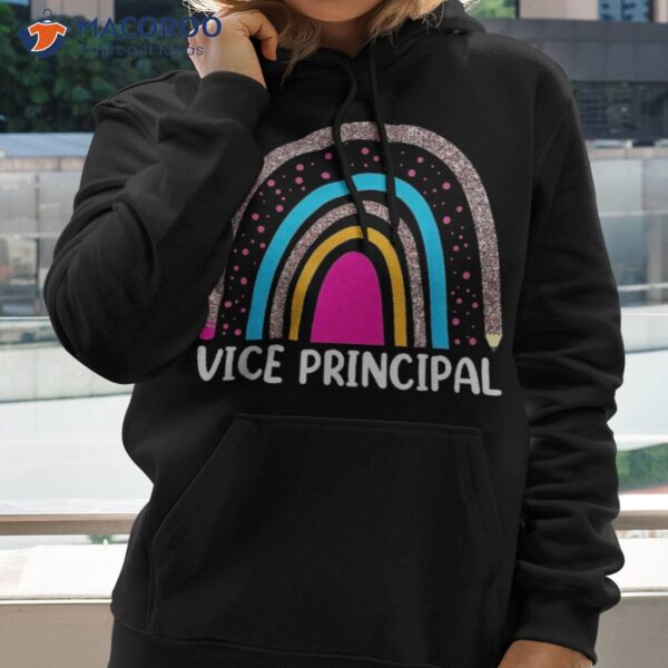 First Day Of Vice Principal Shirts, Back To School Rainbow Shirt