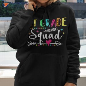 first grade squad back to school 1st teacher student shirt hoodie 2