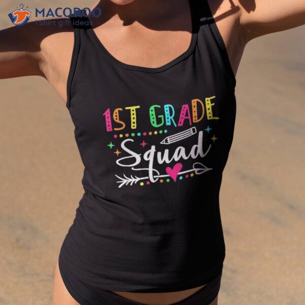 First Grade Squad Back To School 1st Teacher Student Shirt