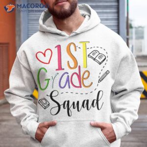 first grade squad welcome back to school teacher kids shirt hoodie