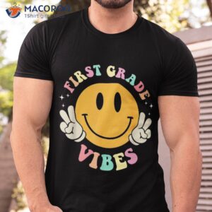 First Grade Vibes 1st Teacher Kids Day Of School Shirt