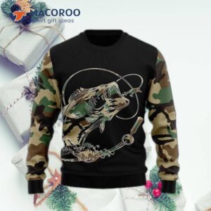 Fishing Dad’s Ugly Christmas Sweater