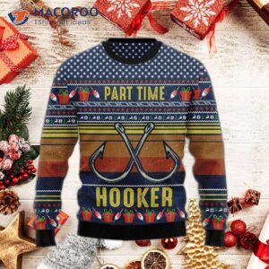 Fishing-themed Ugly Christmas Sweater