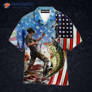 Fishing, U.s. Flag, Hawaiian Shirts