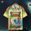 Flamingo 5 O’clock Somewhere Beach Bar Hawaiian Shirts