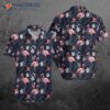 Flamingo Blue Hawaiian Shirts