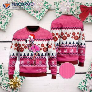 Flamingo Christmas Ugly Sweater