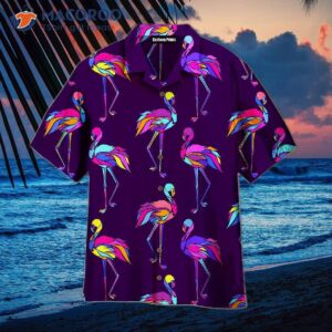 Flamingo-colored Hawaiian Shirts