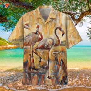 Flamingo-colored Hawaiian Shirts