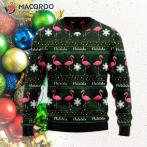 Flamingo Flalala Ugly Christmas Sweater