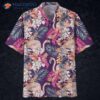 Flamingo-pink-purple Hawaiian Shirts