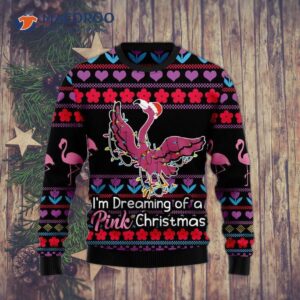 Flamingo Pink Ugly Christmas Sweater