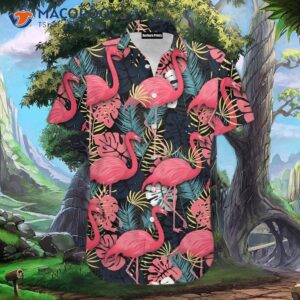 Flamingo Tropical Pink Hawaiian Shirts