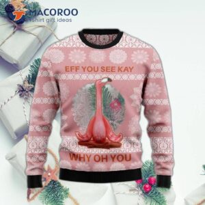 Flamingo, Why Oh You Ugly Christmas Sweater?