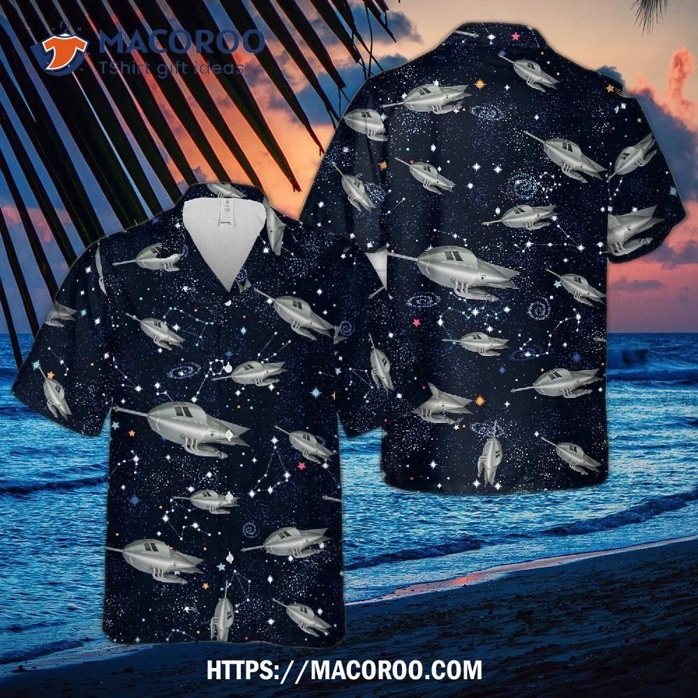 Flash Gordon 1936 Ming Bomber Mongo Rocket Ship Hawaiian Shirt Flash Gordon 1936 Ming Bomber Mongo Rocket Ship Hawaiian Shirt