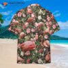 Floral And Flamingo Pink Hawaiian Shirts