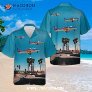 Flying Stars Acrobatic Team Soko G-2 Galeb Hawaiian Shirt