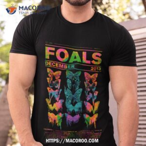 Foals Neon Butterfly Poster Shirt