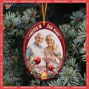 Forever In Our Hearts Christmas Ceramic Ornament