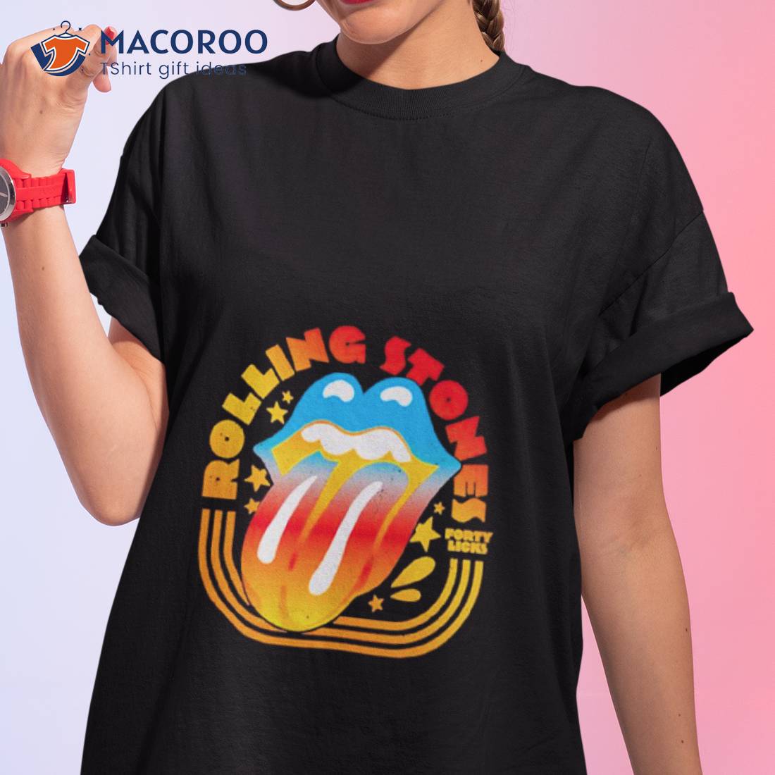 Forty Licks Gradienshirt Forty Licks Gradienshirt