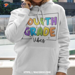 Fourth Grade Vibes 4th Grade Team Retro First Day Of School Shirt