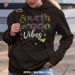 Fourth Grade Vibes Back To School Retro 4th Grade Teachers Shirt