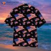 Fourth Of July American Flag Black Independence Day Patriotic Hawaiian Shirts