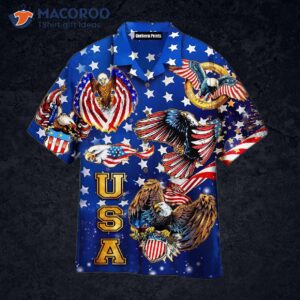 Fourth Of July Outfit Independence Day Eagles Patriotic Hawaiian Shirts