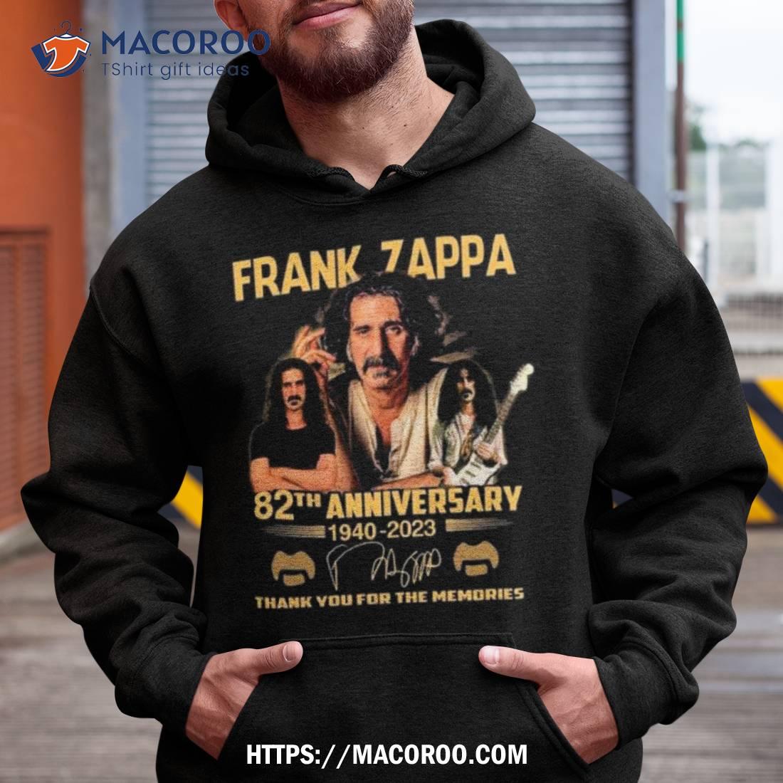 Frank Zappa 82th Anniversary 1940 2023 Signature Thank You For The Memories Shirt Frank Zappa 82th Anniversary 1940 2023 Signature Thank You For The Memories Shirt