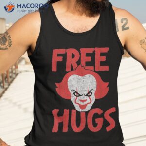 free hugs killer scary clown clothes for kids shirt tank top 3